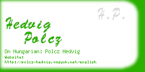hedvig polcz business card